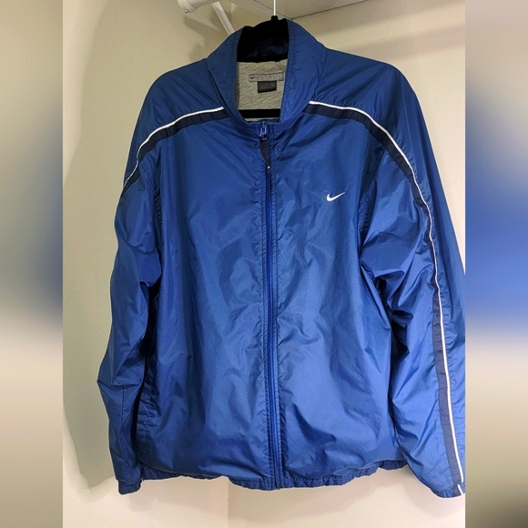Nike Full Zip Blue Track Jacket/Windbreaker Mens XL - Picture 5 of 8